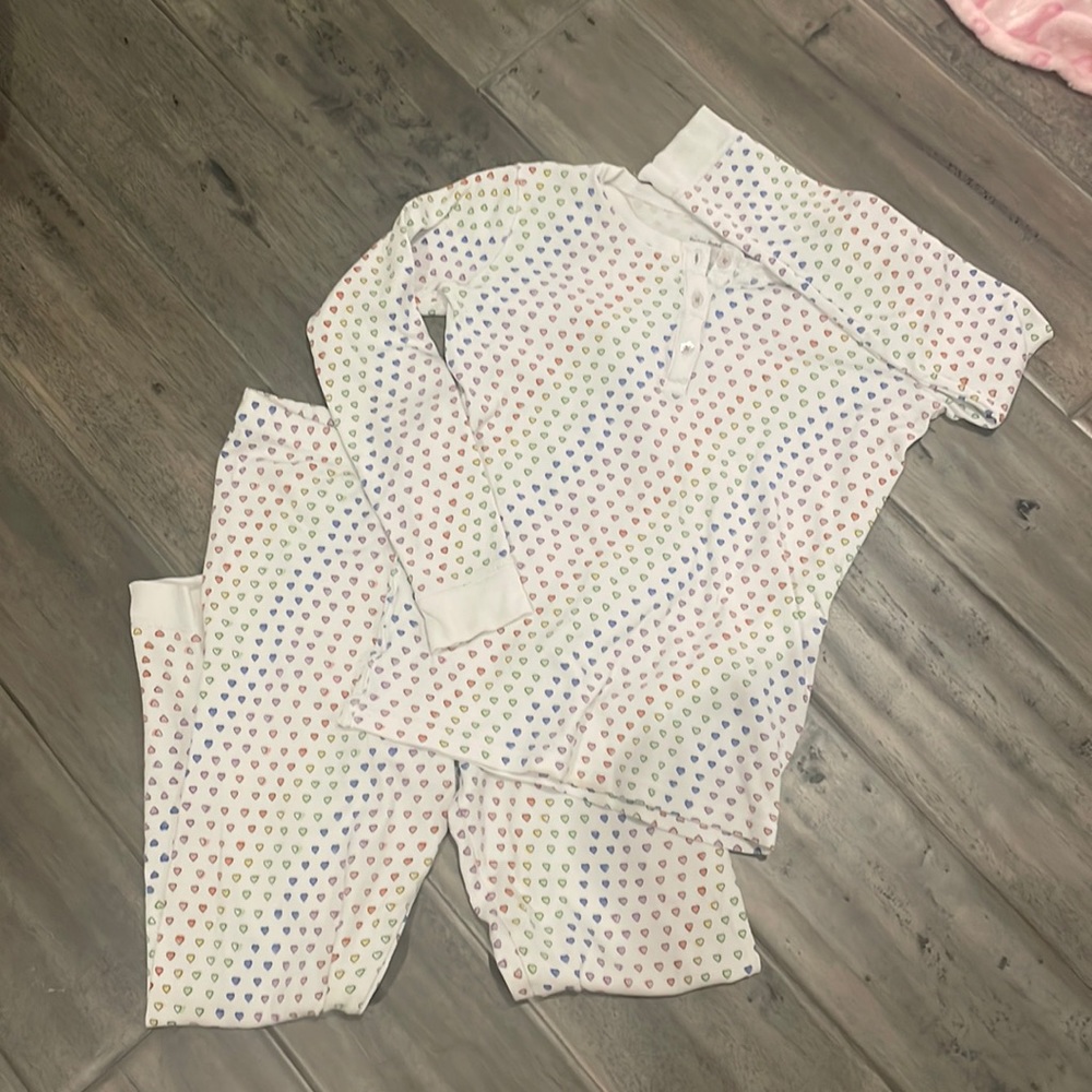 rainbow hearts roller rabbit pajamas !